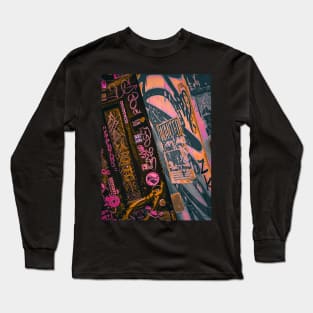 Pop Art Two Street Graffiti NYC Long Sleeve T-Shirt